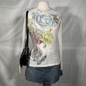 Unbranded Women's White and Pink Shirt